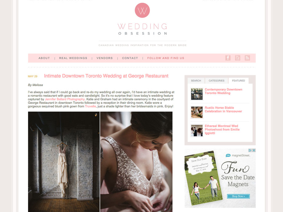 Wedding Obsession George Restaurant 