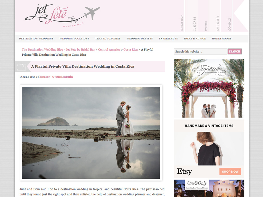 Manuel Antonio Costa Rica Wedding