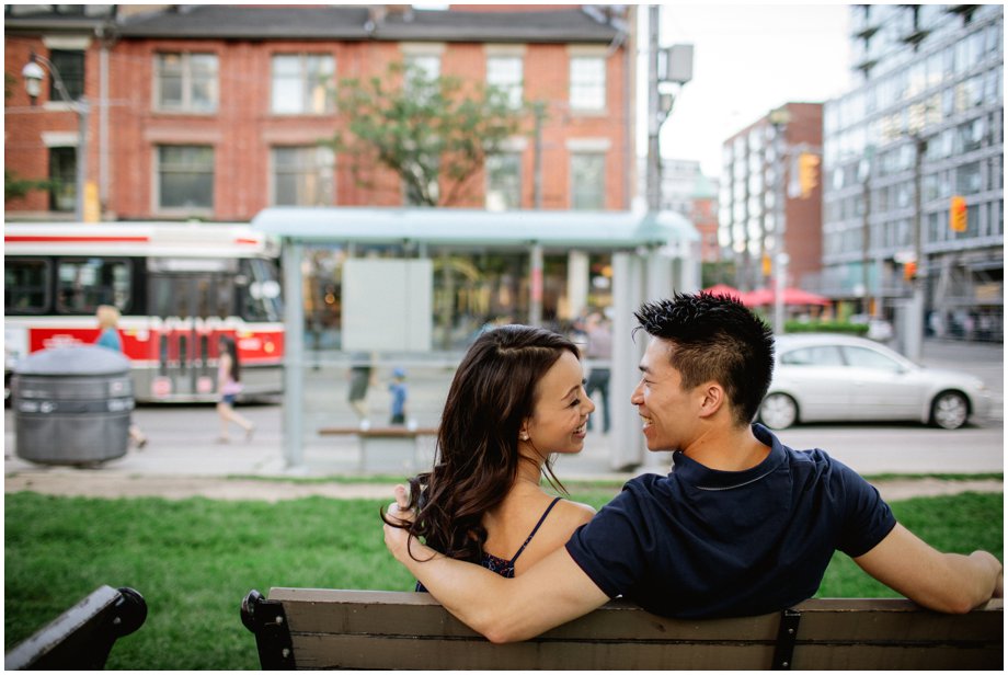 Downtown Toronto Engagement Photography