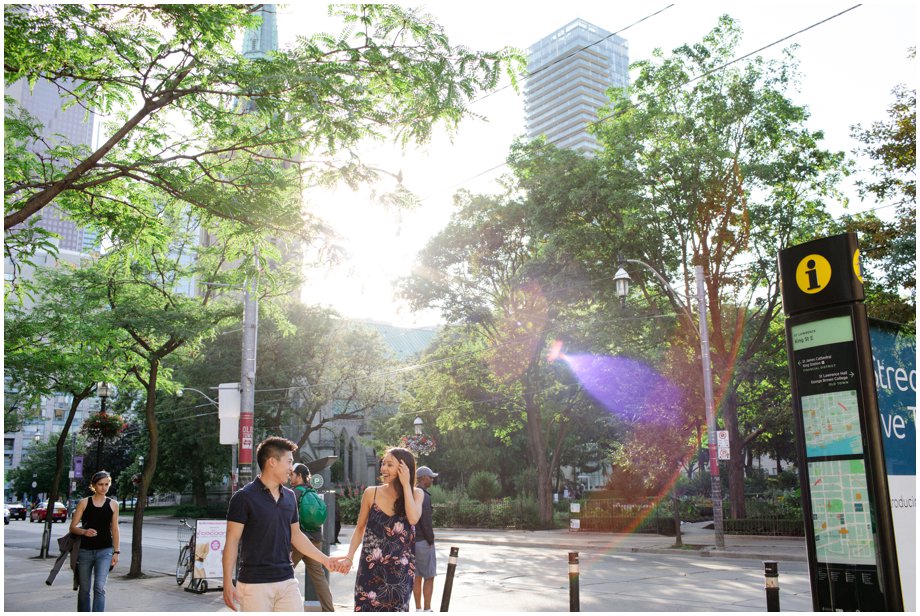 Downtown Toronto Engagement Photography