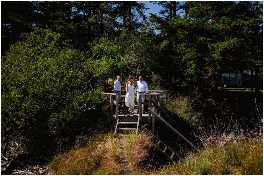 Intimate Pender Island Wedding
